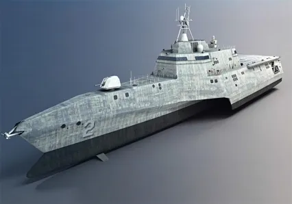 3D军事素材模型 维斯比滨海战斗舰