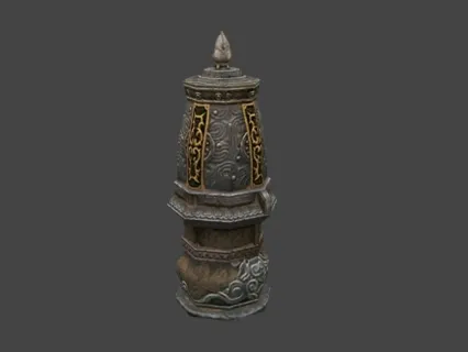 中式游戏古代建筑天阙王城 茅山派布阵降魔杵