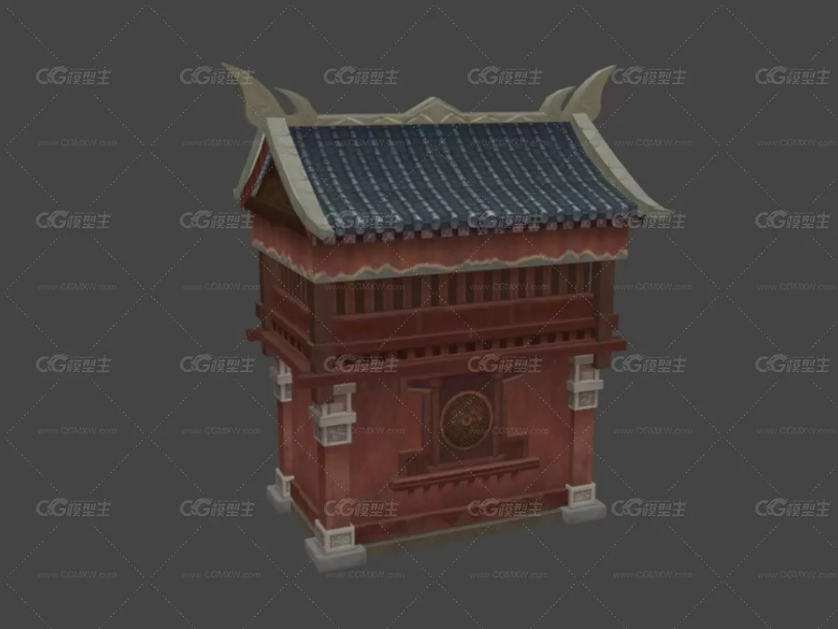 中式游戏古代建筑天阙王城 火器储藏室-1