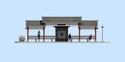 车站 公交站 汽车站 候车站 候车棚