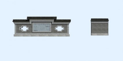 围墙 仿古墙 古建墙 花园墙 公园墙 园林墙