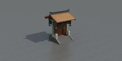 古建大门 院门 四合院 入口 大门 垂花门 门洞