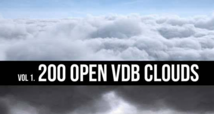 体积云模型素材 Open VDB Clouds Vol.1