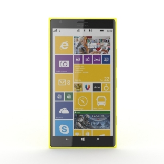 智能手机 Nokia Lumia 1520 Yellow 3D模型