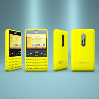 智能手机 Nokia_Asha_210 3D模型