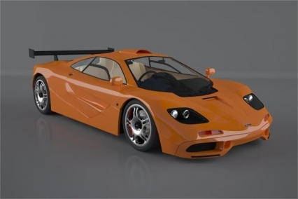 超酷跑车 Mclaren F1 1994 3D模型