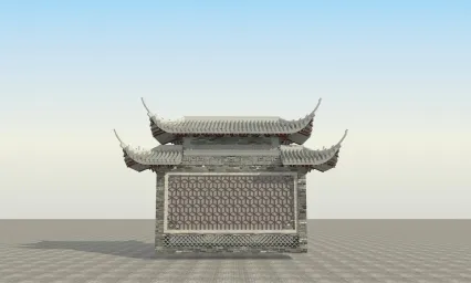 照壁 影壁 屏风墙 影壁墙 国风建筑