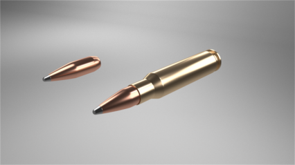 武器弹药 .308 Bullet 3D模型