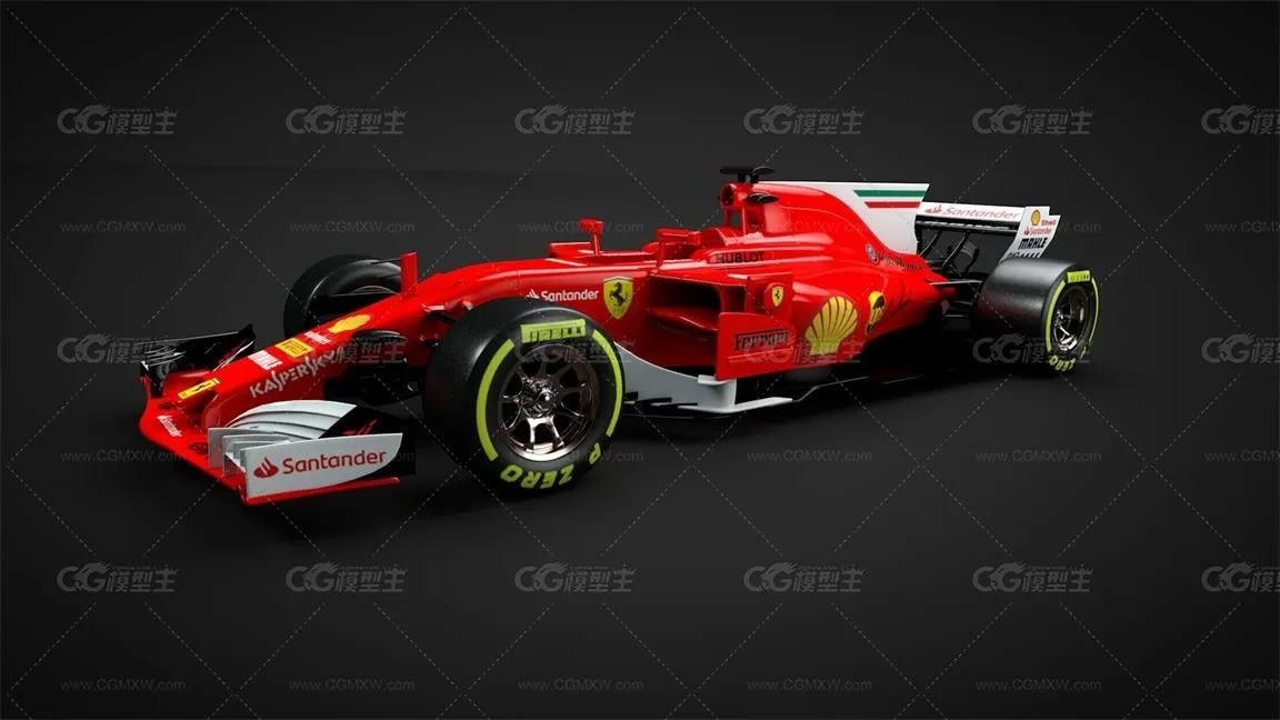 方程式赛车 Ferrari Formula 1 3D模型-1