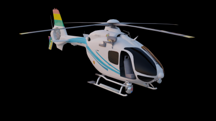 直升机 Helicopter 3D模型