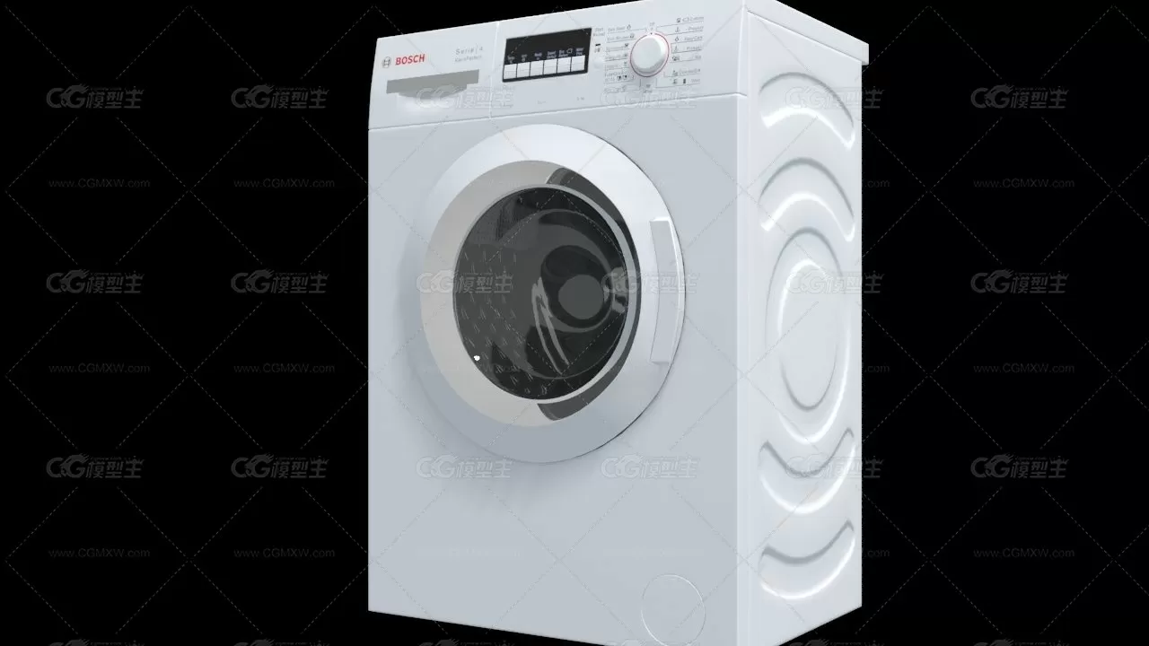 家用洗衣机 Bosch washing machine 3D模型-1