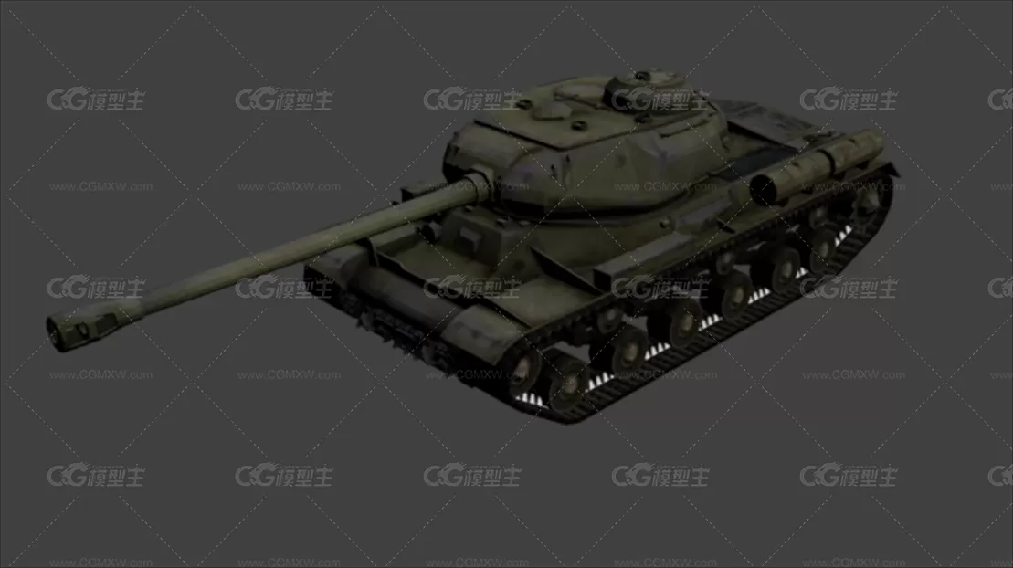 苏联坦克 IS Heavy Tank 3D模型-1