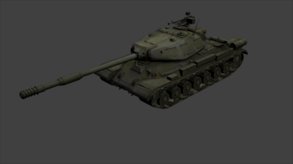 苏联坦克 IS-4 Heavy Tank 3D模型