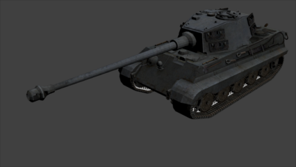 德军坦克 Tiger II Heavy Tank 3D模型