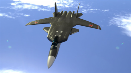 战斗机 SUKHOI SU-47 3D模型