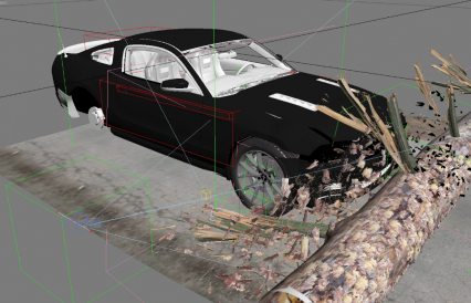 汽车碰撞破碎效果制作教程