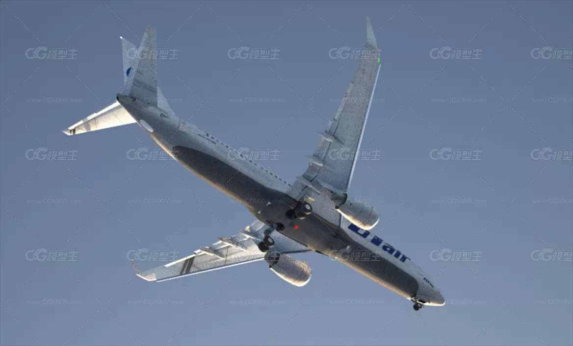 民用客机 Boeing 737-800 3D模型-1