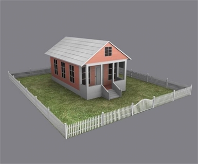 田园小屋 Cottage House 3D模型