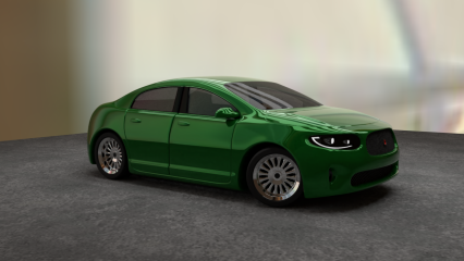 家用轿车 Green Coupe 3D模型