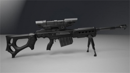 狙击步枪 Sniper Rifle KSR-29 (Retexurted) 3D模型