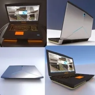 笔记本电脑 Alienware 18 3D模型