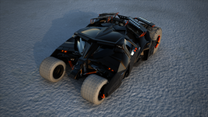 蝙蝠战车 Batman Tumbler 3D模型