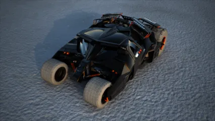 蝙蝠战车 Batman Tumbler 3D模型