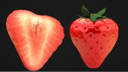 水果草莓 Strawberry 3D模型