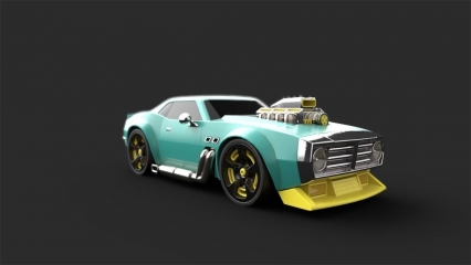 炫酷跑车 Muscle Car 3D模型