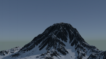 积雪山峰 Mountain 3D模型