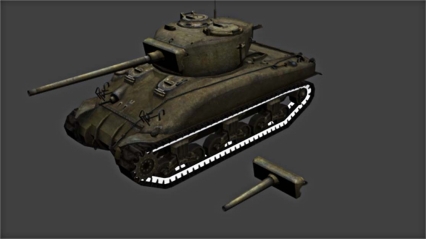 美系 M4 Medium Tank 3D模型