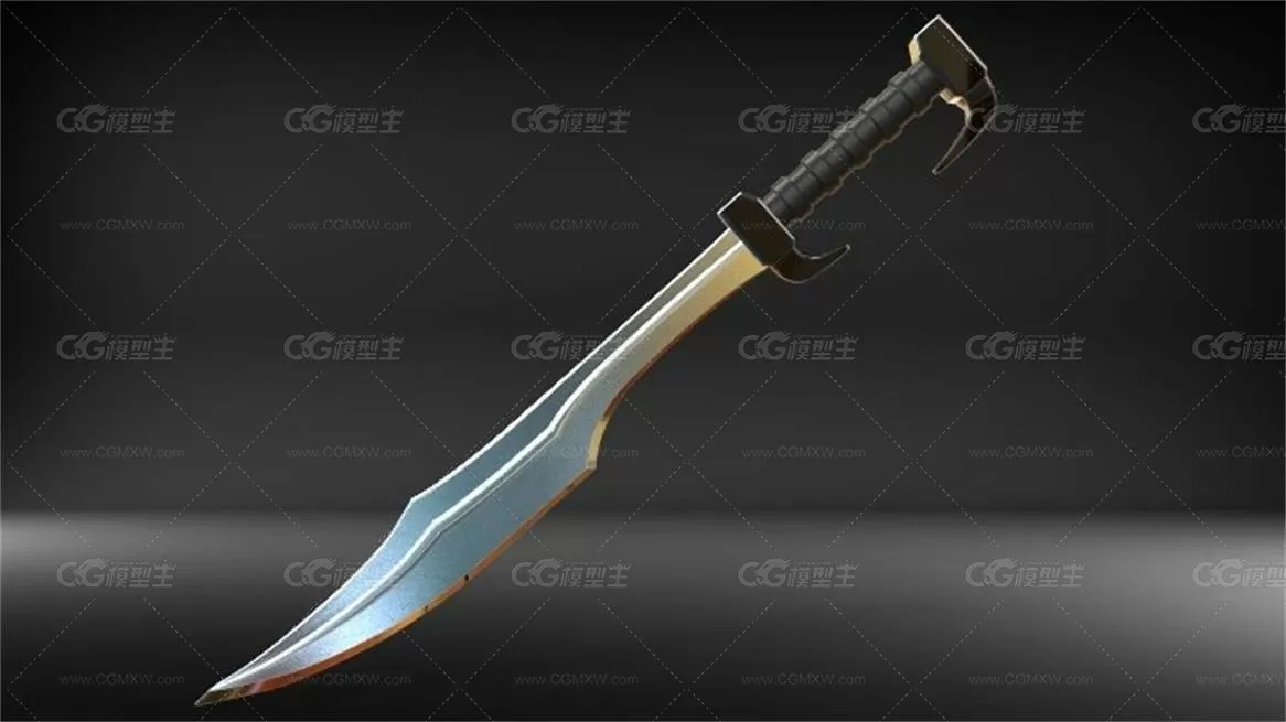 斯巴达 300 sword 3D模型-1