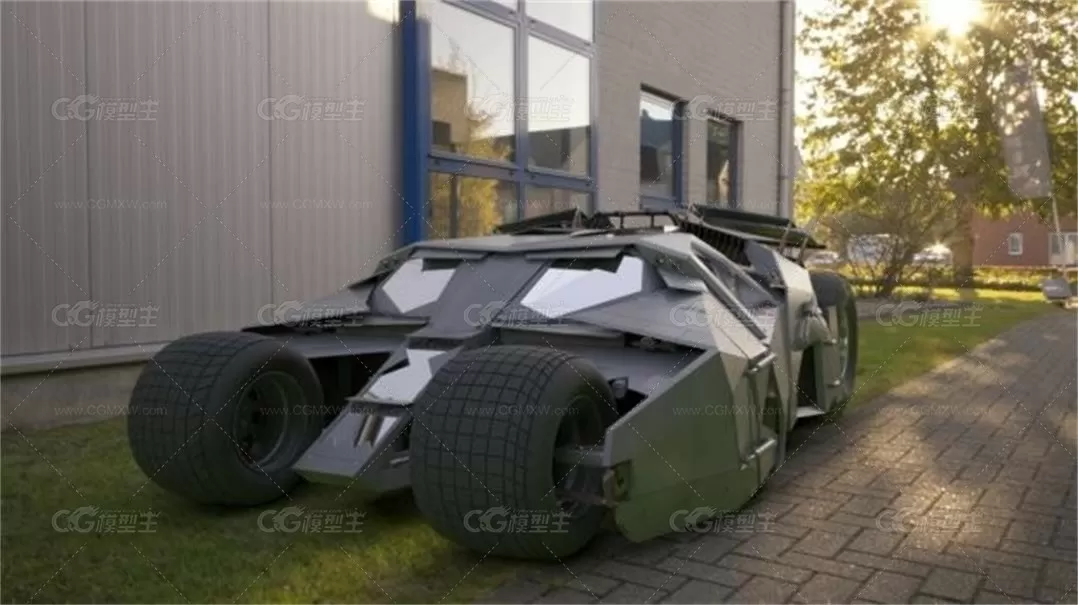 蝙蝠侠 Batmobile Tumbler 3D模型-1