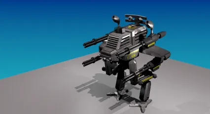 智能机甲 Mech Robot F-432 3D模型