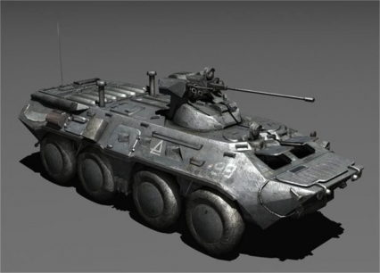 BTR-80 步战车 3D模型