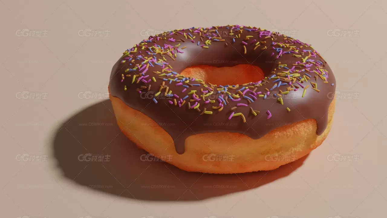 Donut 3D模型-1