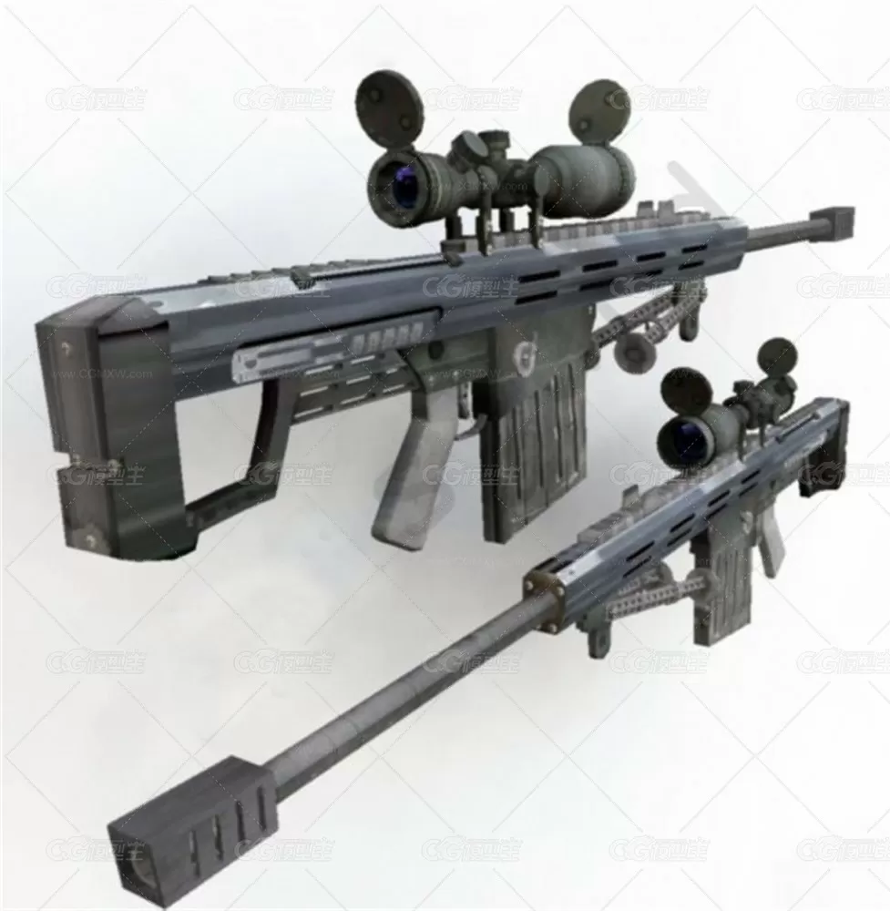 Utr 130 Sniper Gun 3D模型-1