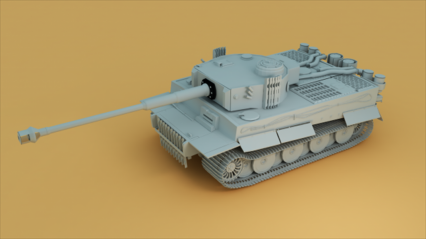 panzer tank 3D模型