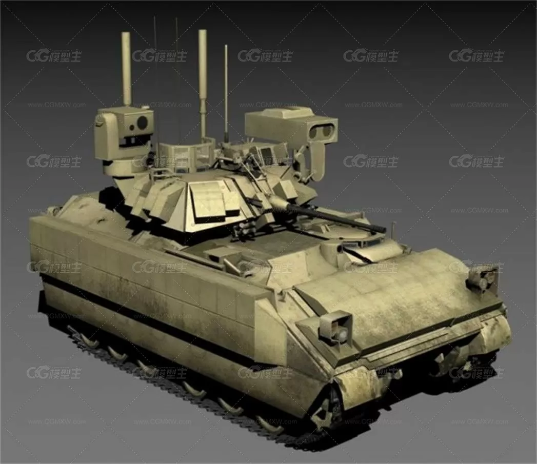 M2A3 ERA Bradley IFV 3D模型-1