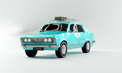 Fiat 125p 3D模型