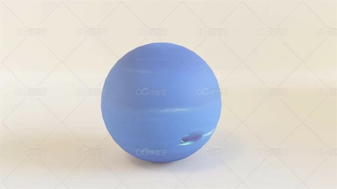 Neptune Planet 3D模型-1