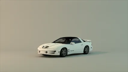 Pontiac Trans Am Firebird 2002 3D模型