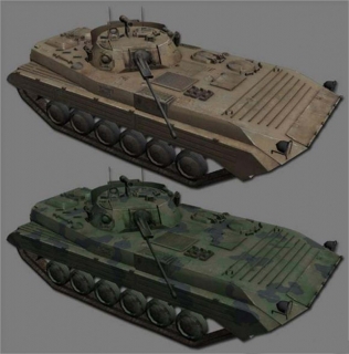 Russian Type90 APC 3D模型