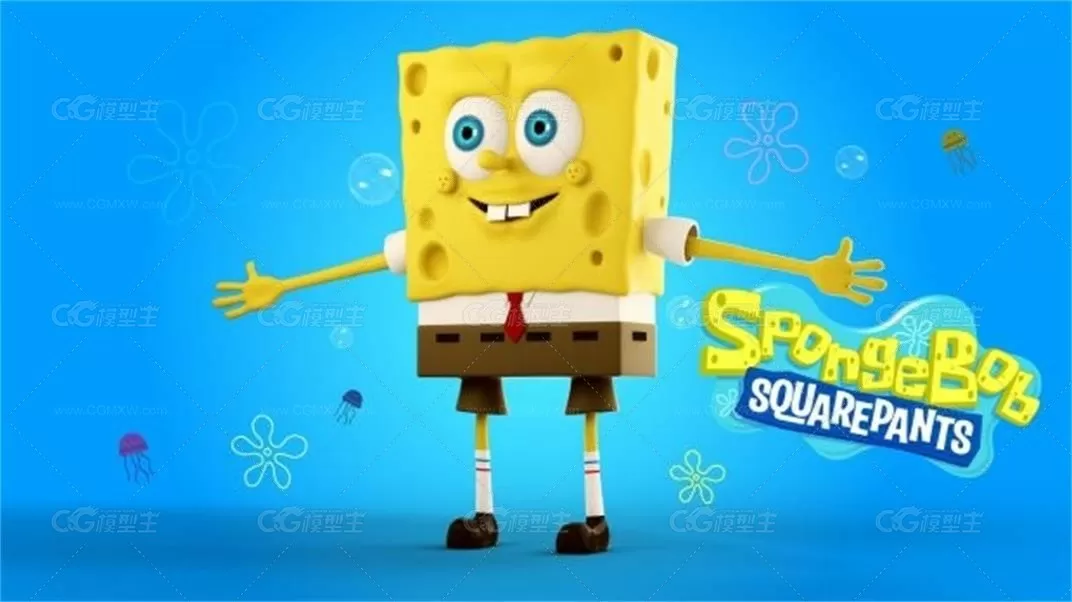 海绵宝宝 Spongebob 3D模型-1