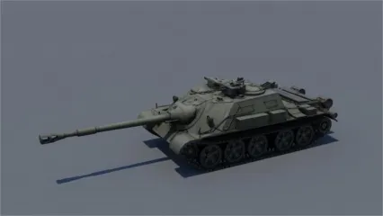 SU-122-54 3D模型