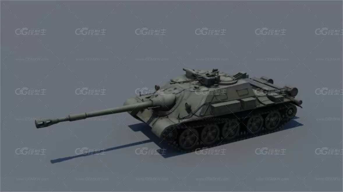 SU-122-54 3D模型-1