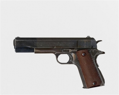 Colt 1911 low poly 3D模型