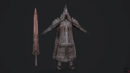 暗黑将军 3d角色模型