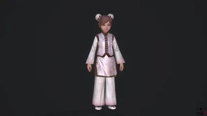 幼年富家大小姐 3d角色模型