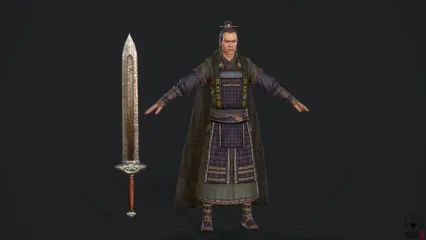 点剑门掌门  3d角色模型